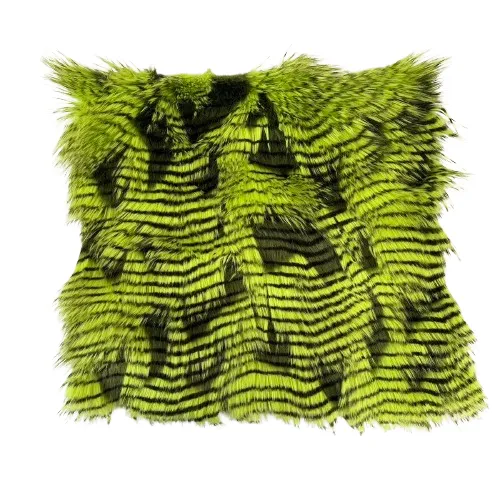 Porcupine Feather Faux Fur Fabric