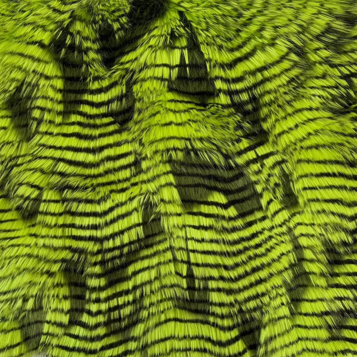 Porcupine Feather Faux Fur Fabric