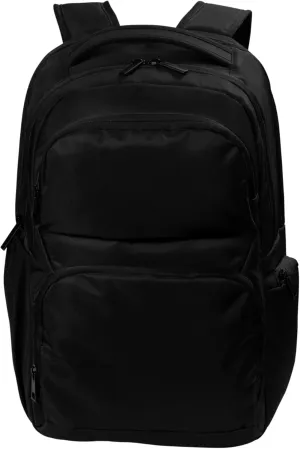 Port Authority Transit Backpack BG224, Deep Black, OSFA