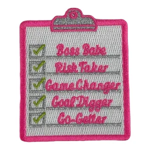 Premium Quality Checklist Patch for Ironing and Sewing
