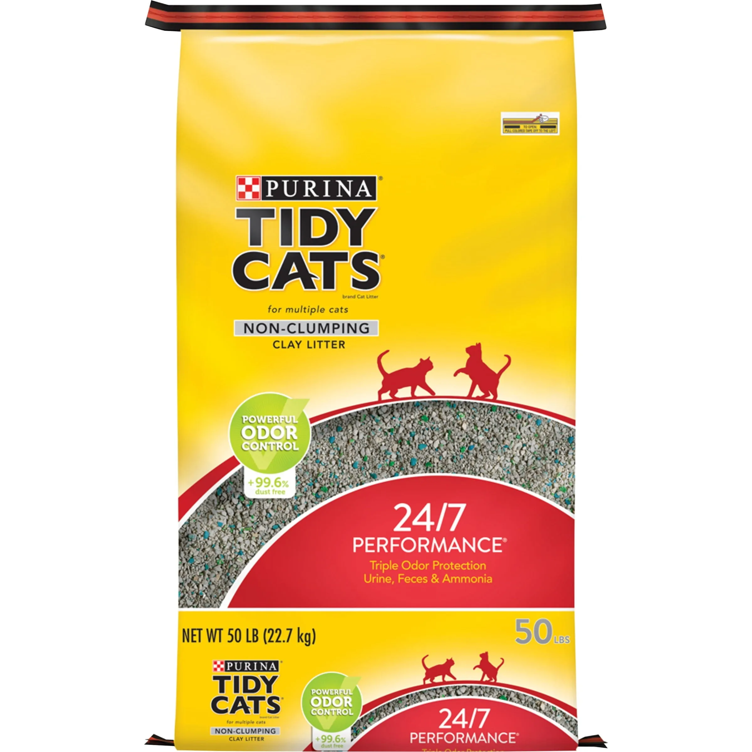Purina Tidy Cats Non Clumping Cat Litter, 24/7 Performance Multi Cat Litter