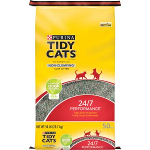 Purina Tidy Cats Non Clumping Cat Litter, 24/7 Performance Multi Cat Litter