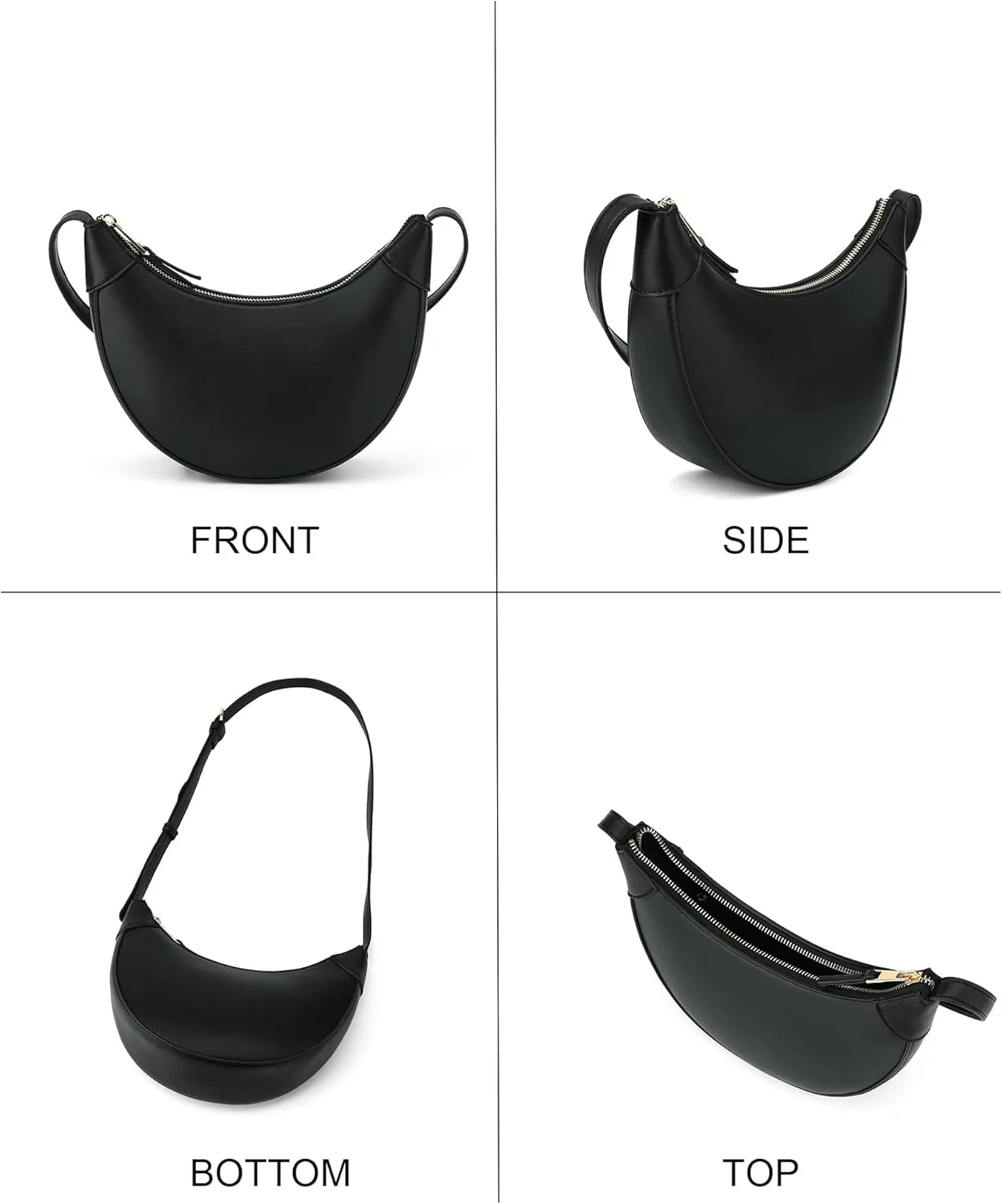 Purse for Women Cute Hobo Tote Handbag Small Dumpling Shoulder Bag Crescent Crossbody Bags