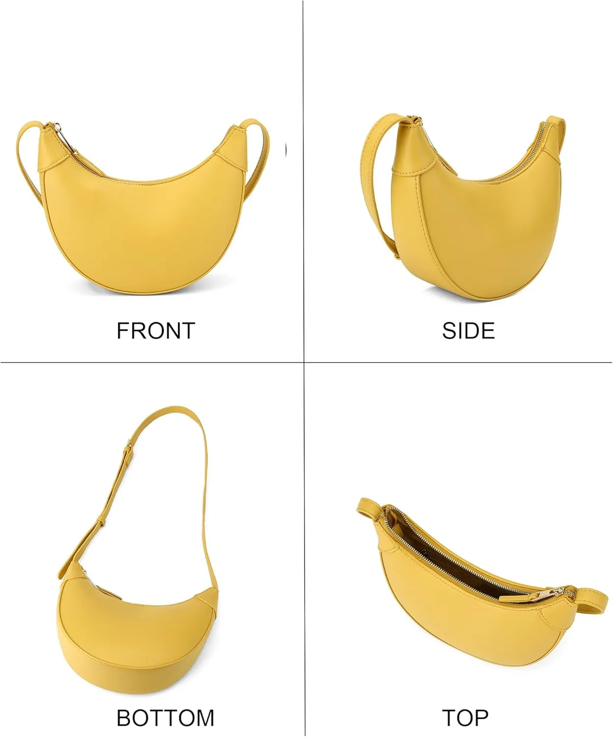 Purse for Women Cute Hobo Tote Handbag Small Dumpling Shoulder Bag Crescent Crossbody Bags