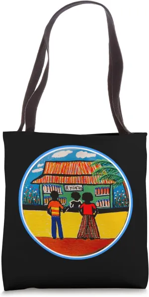 Pyram's Heart Rustic Design- Caribbean Essentials Tote Bag