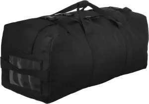 Rothco Enhanced Duffle Bag with Backpack Straps – Great for Travel, Camping, Sports, Gym, and More – 76L Storage Capacity – Black