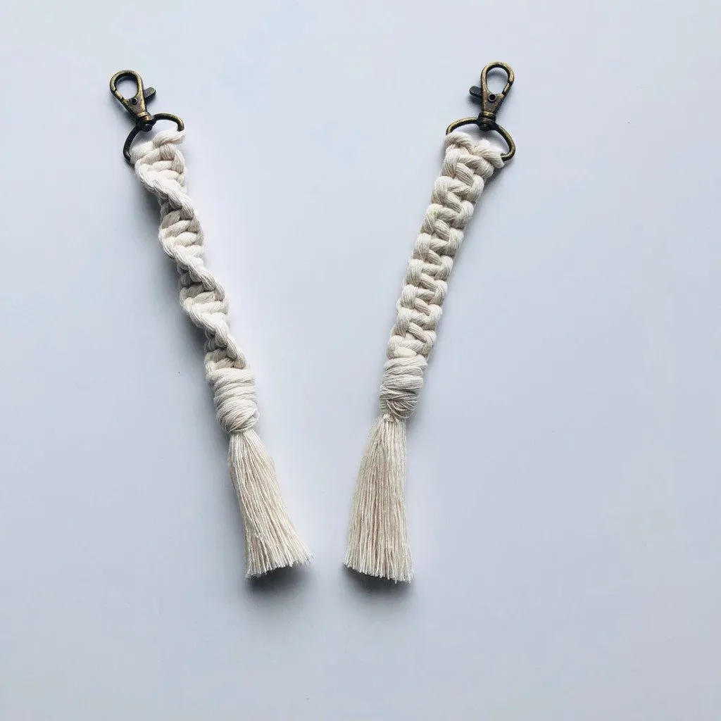 Roving Goddess DIY Macramé Keychain Kit