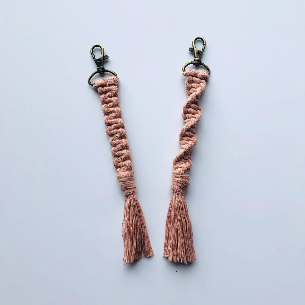 Roving Goddess DIY Macramé Keychain Kit