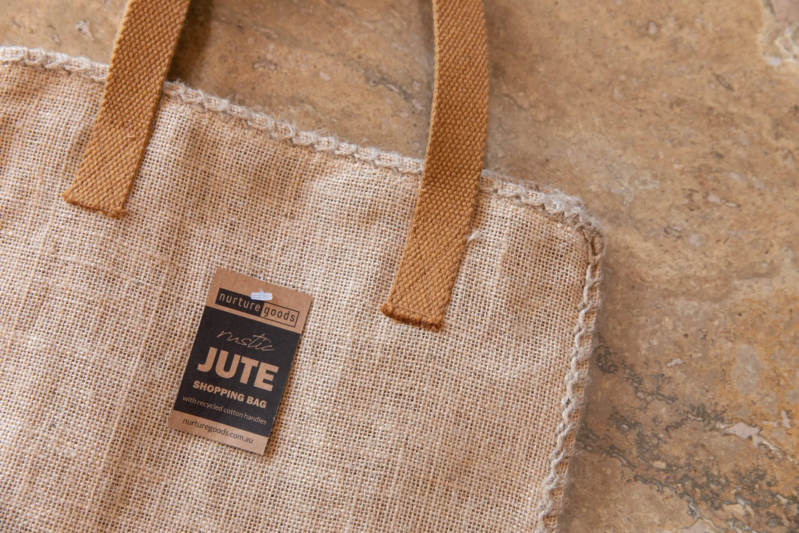 Rustic Jute Shopping Bag