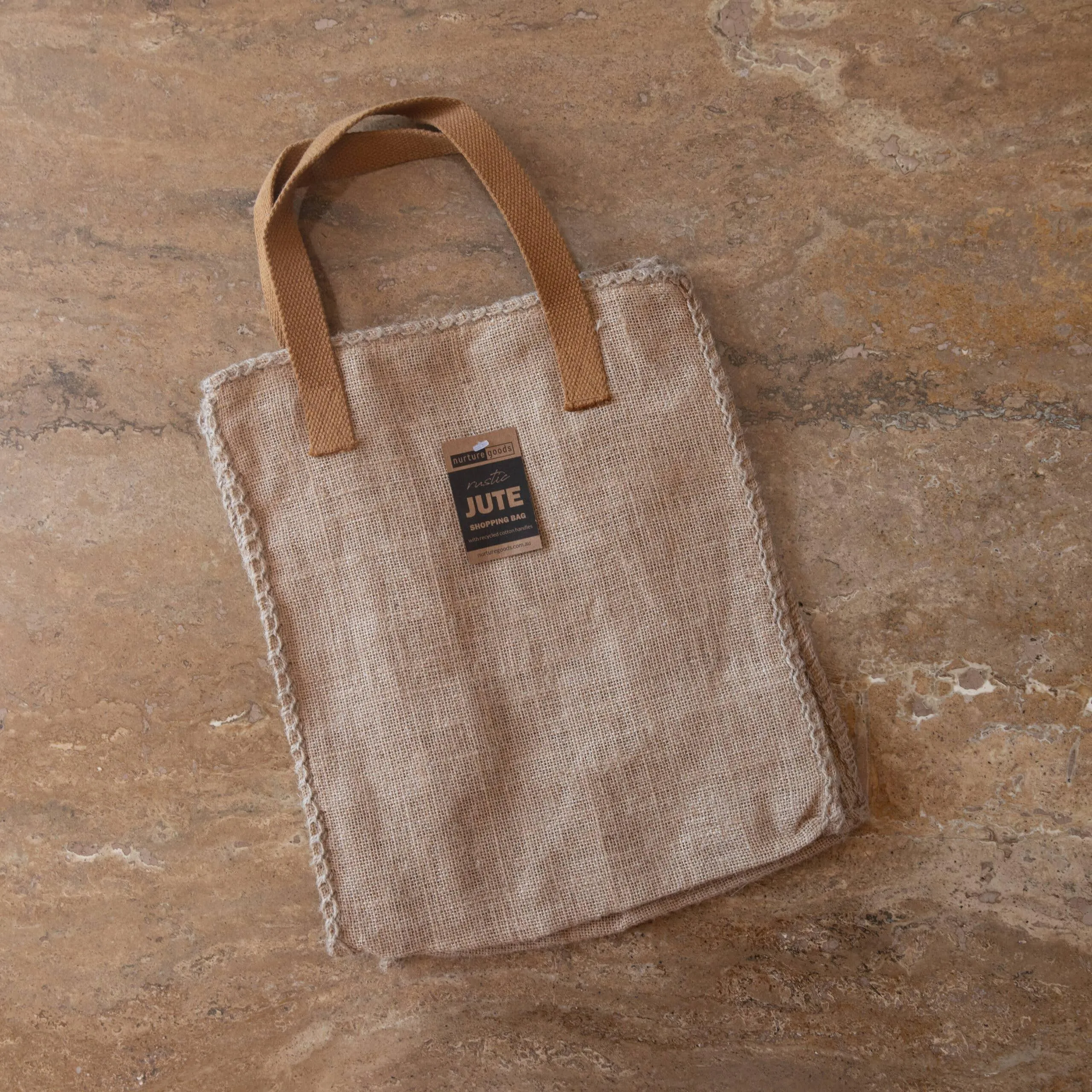 Rustic Jute Shopping Bag