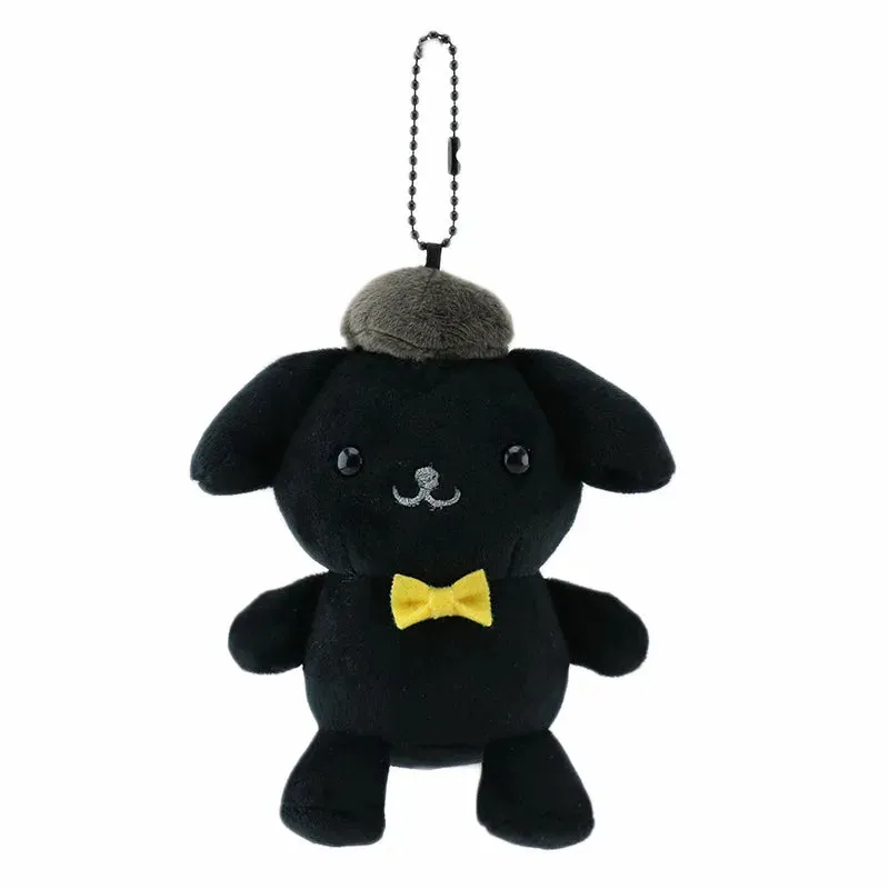Sanrio Kawaii Black Collection Plush Toy Keychain