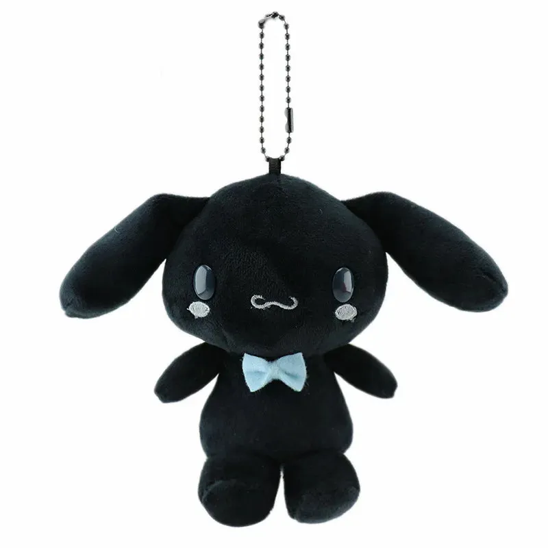 Sanrio Kawaii Black Collection Plush Toy Keychain
