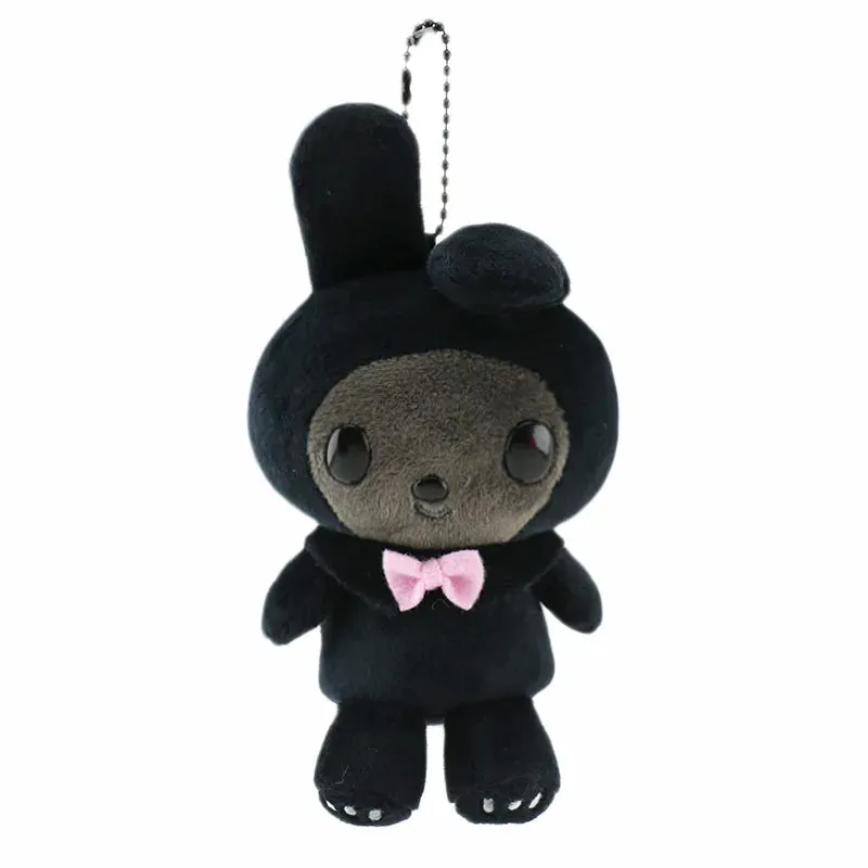 Sanrio Kawaii Black Collection Plush Toy Keychain