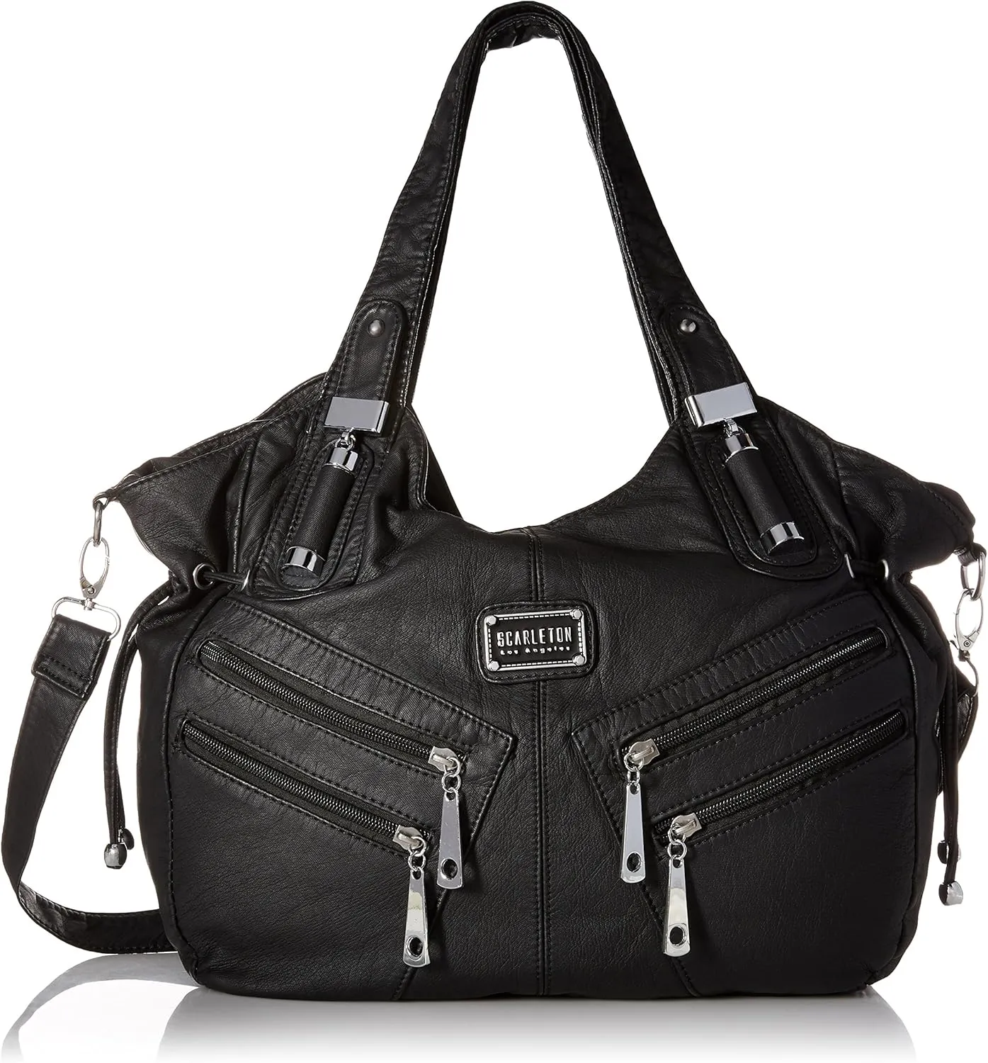 Scarleton Purses for Women, Top Handle Hobo Tote Bag, Faux Leather Satchel Shoulder Bag Large, H1476