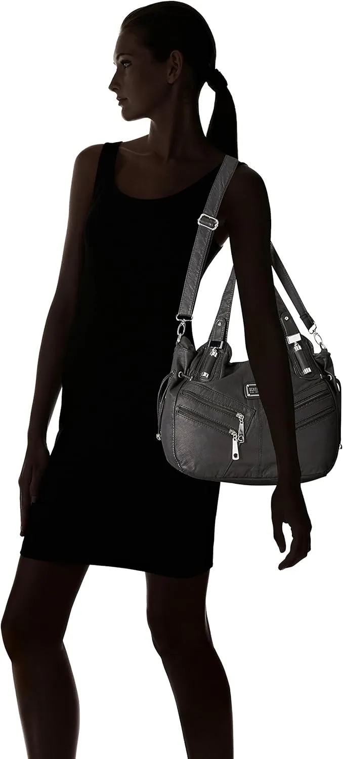 Scarleton Purses for Women, Top Handle Hobo Tote Bag, Faux Leather Satchel Shoulder Bag Large, H1476