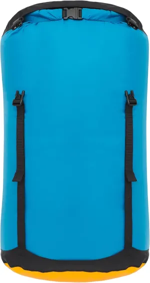 Sea to Summit eVac Compression Dry Bag, Waterproof Compression Sack, 35 Liter, Turkish Tile Blue