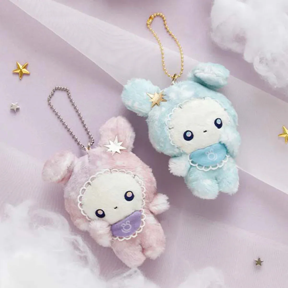Sentimental Circus Galaxy Spica Baby Plush Keychain, Blue