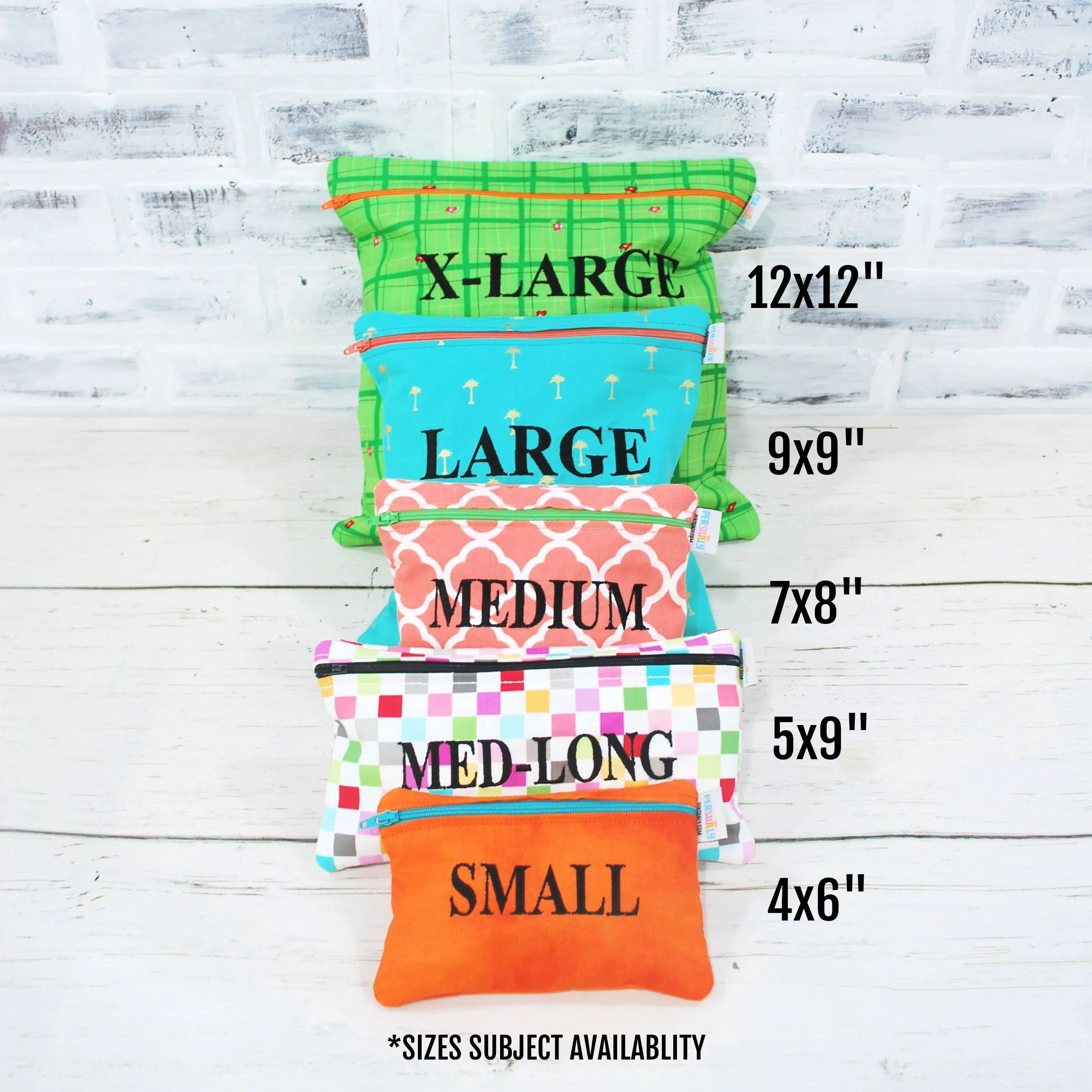 Shiplap Apples Personalized Reusable Bag