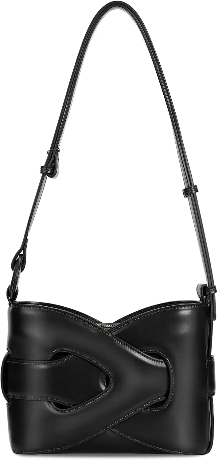 Shoulder Bag Purse PU Crossbody Bucket Bags Small Trendy Designer Luxury Handbag Faux Leather Satchel for Women