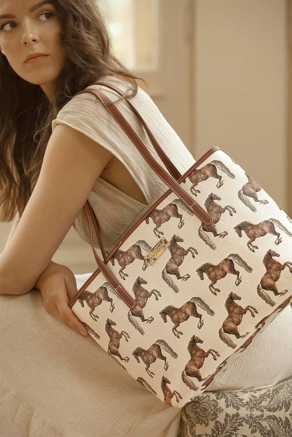 Signare Tapestry Shoulder Bag Tote Bag for Women with Travel or Work Tote Bags for Women