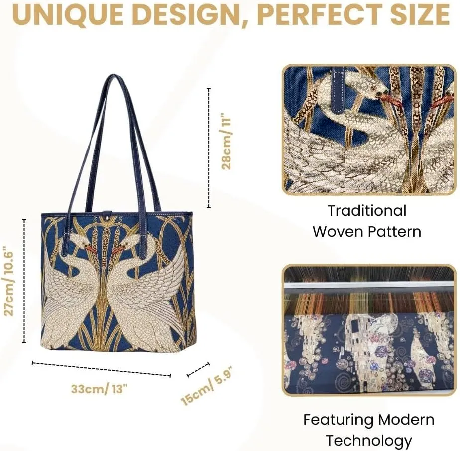Signare Tapestry Shoulder Bag Tote Bag for Women with Travel or Work Tote Bags for Women
