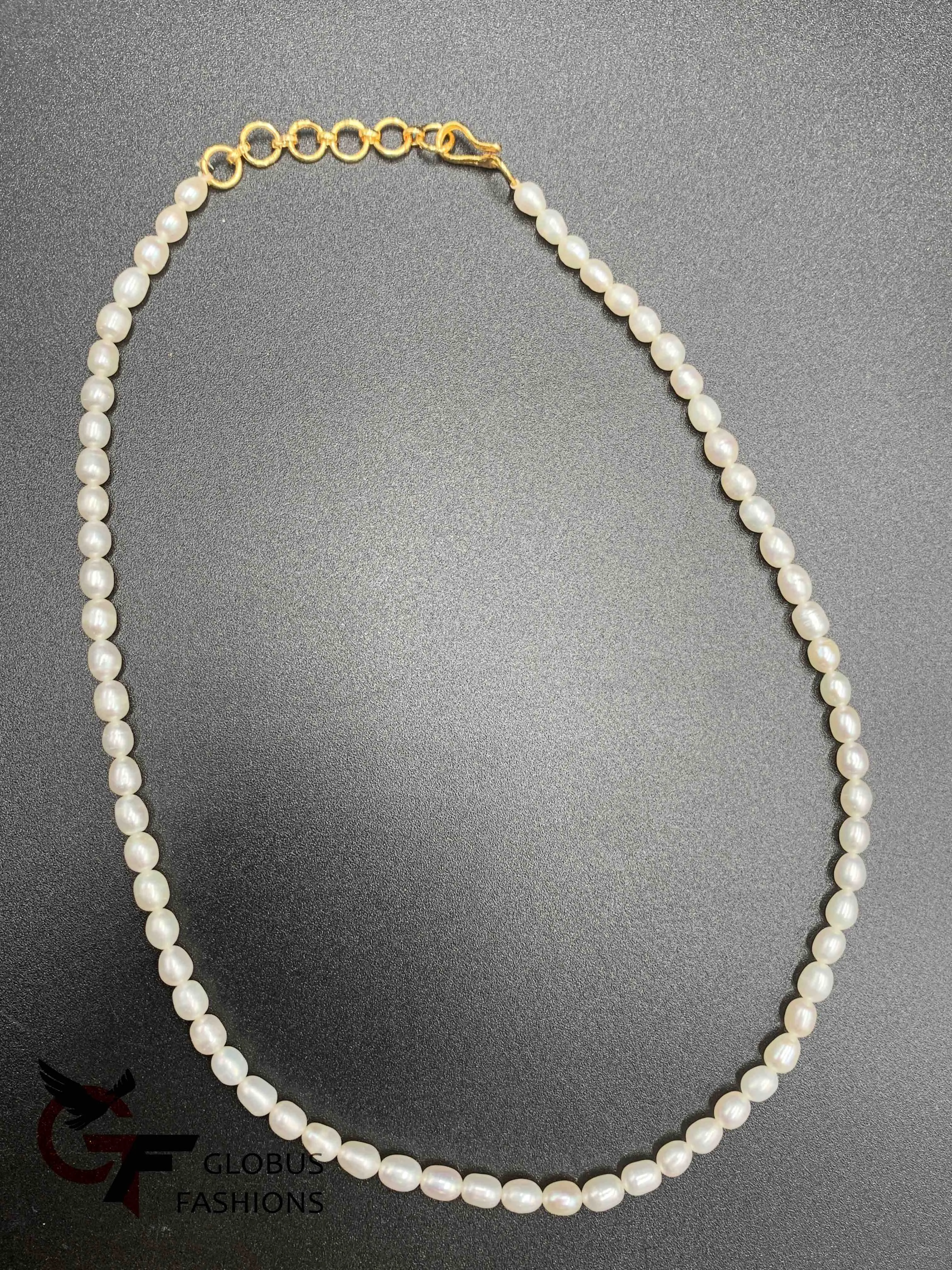 Single line real Pearls chain