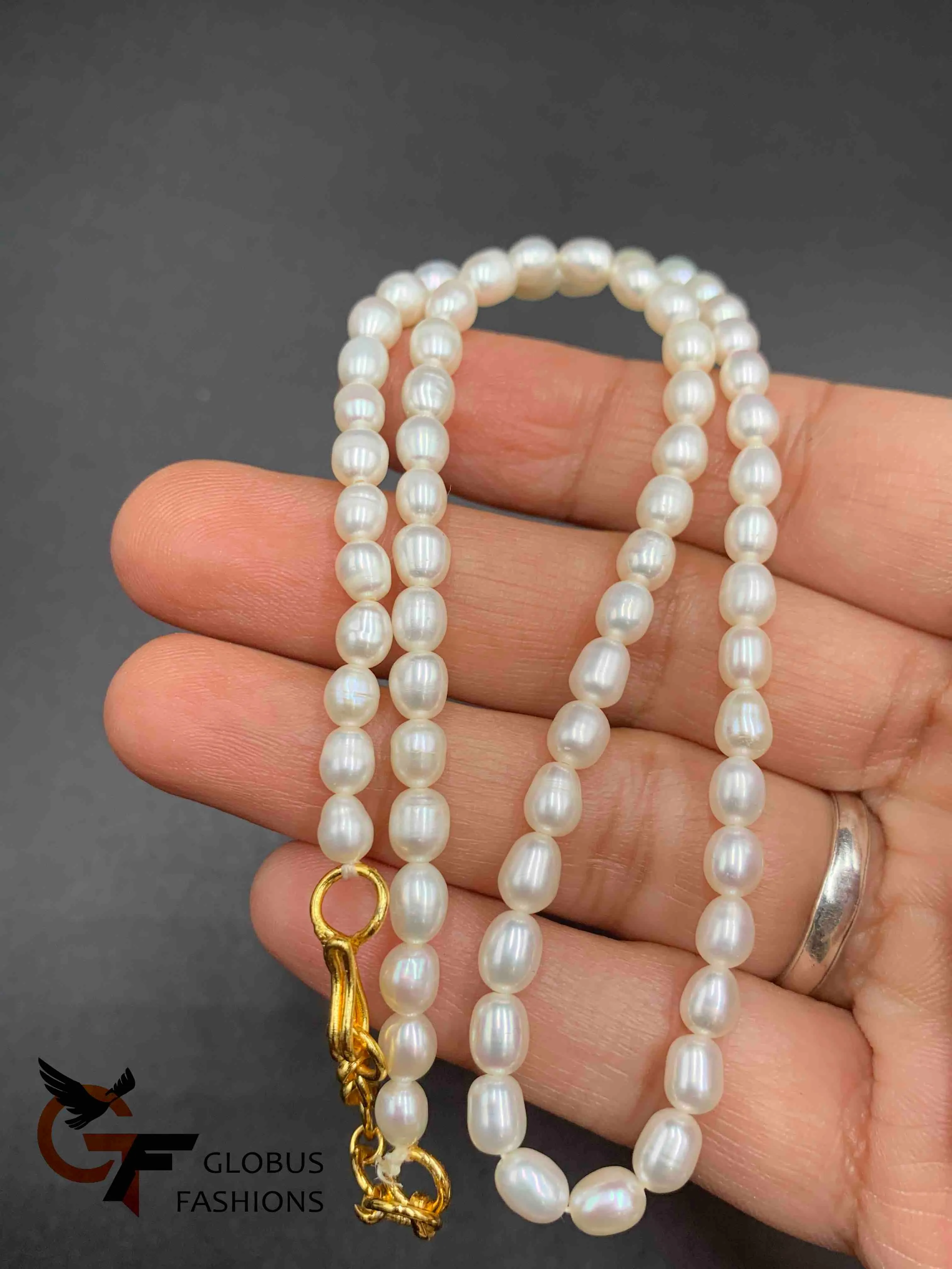 Single line real Pearls chain