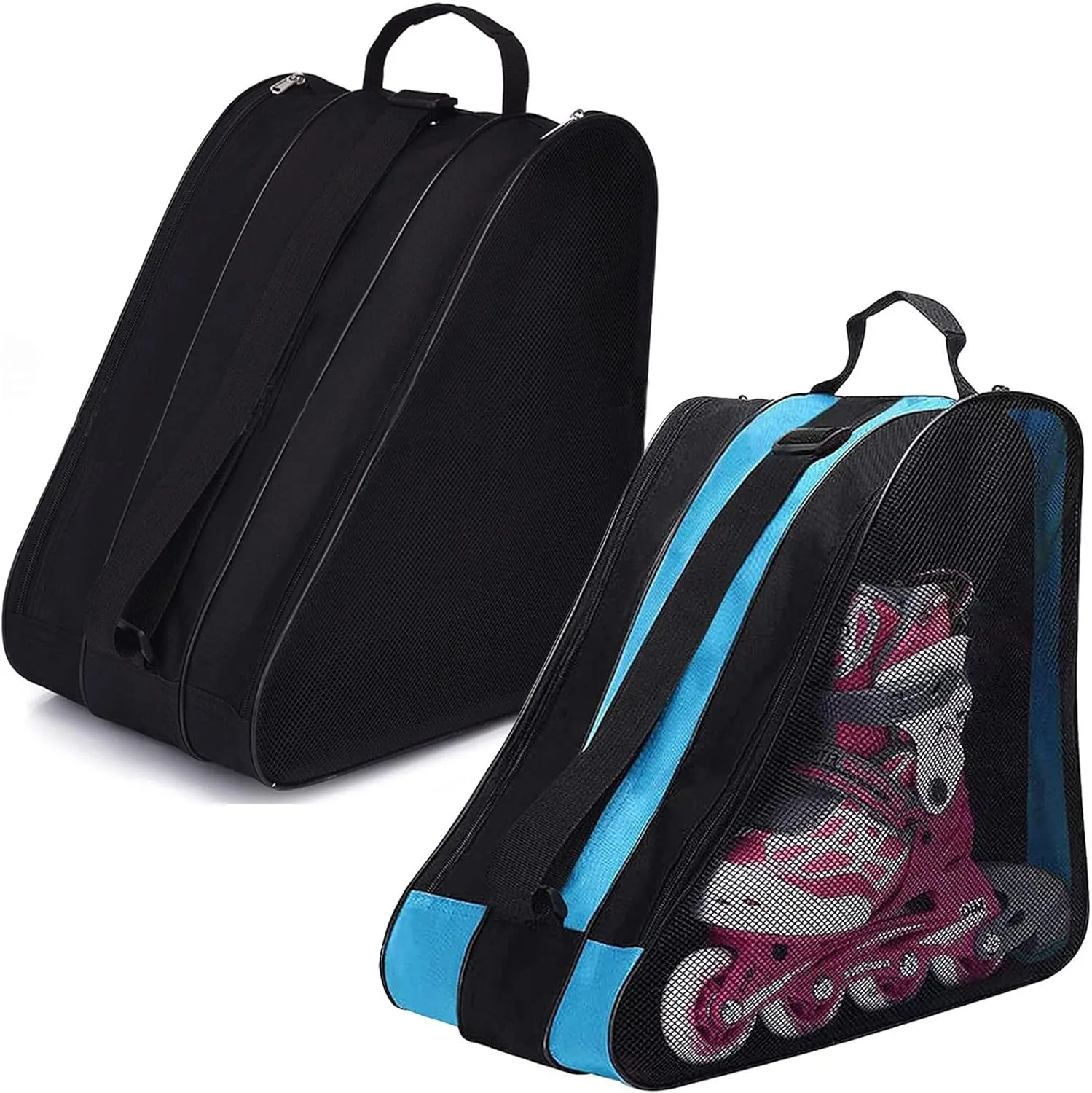 Skate Bags, Great for Roller Skates, Ice Skates, Quad Skates, Inline Skates, Rollerblade, Figure Skates, Ice Hockey Skate - Skate Accessories for Kids and Adults