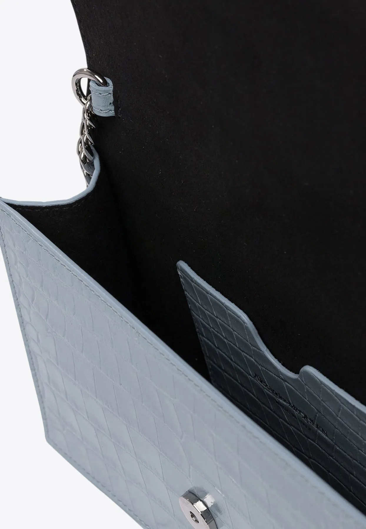 Skull Plaque Crossbody Bag