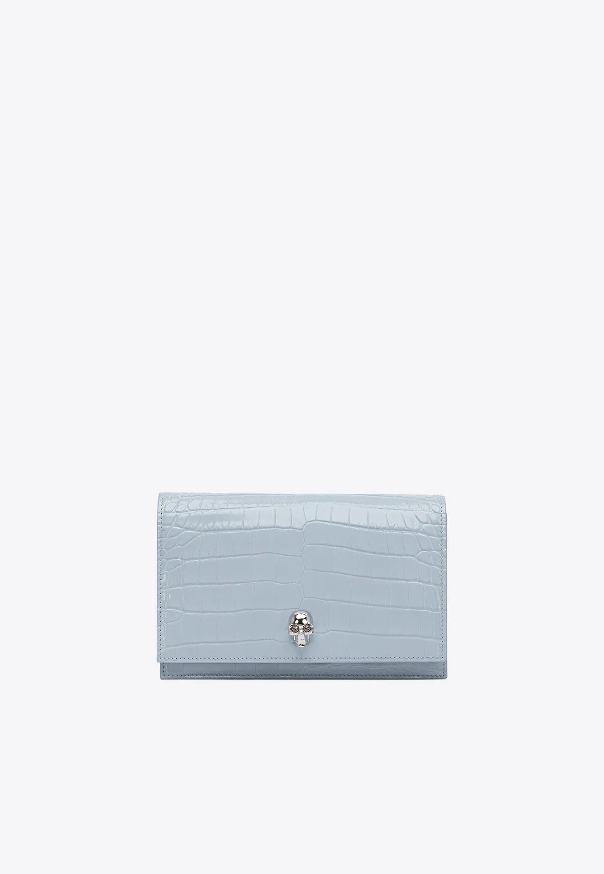 Skull Plaque Crossbody Bag