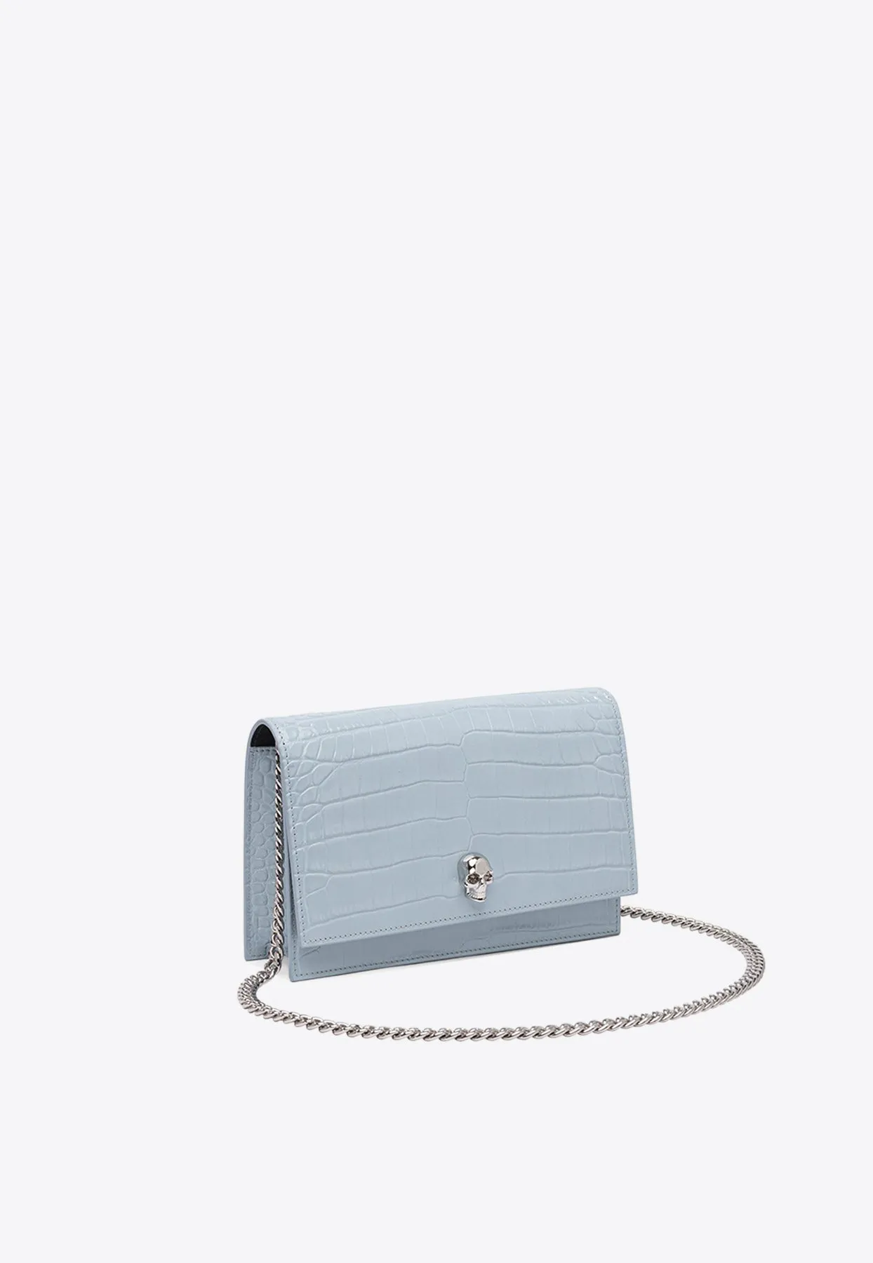 Skull Plaque Crossbody Bag
