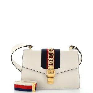 Small Bag Gucci Leather Sylvie Shoulder Optimized Streamlined