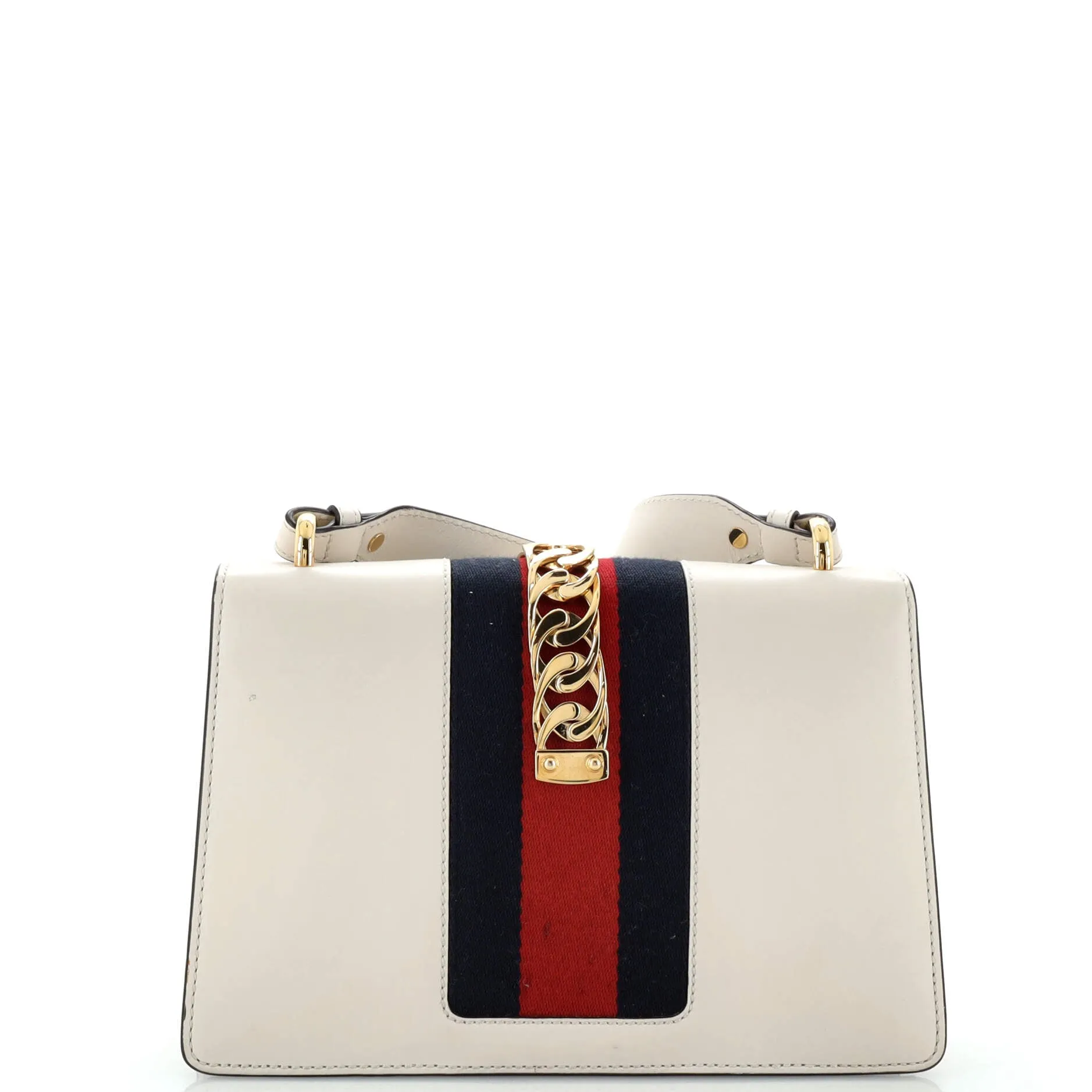 Small Bag Gucci Leather Sylvie Shoulder Optimized Streamlined