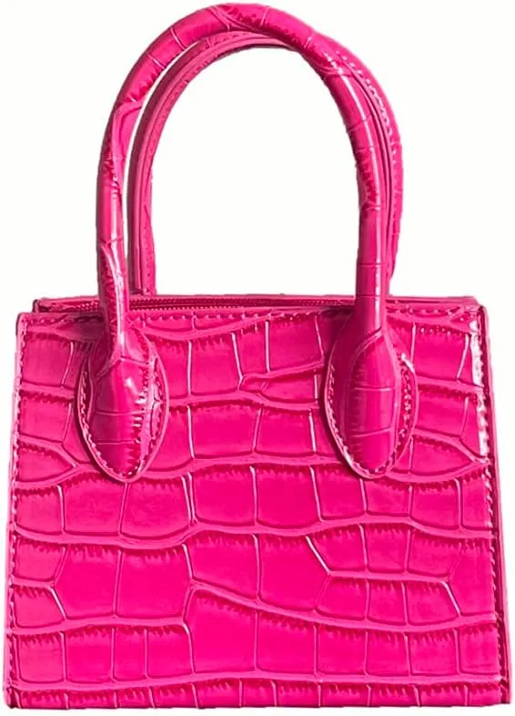 Small crossbody tote bags for women faux leather cute clutch mini purses and handbags