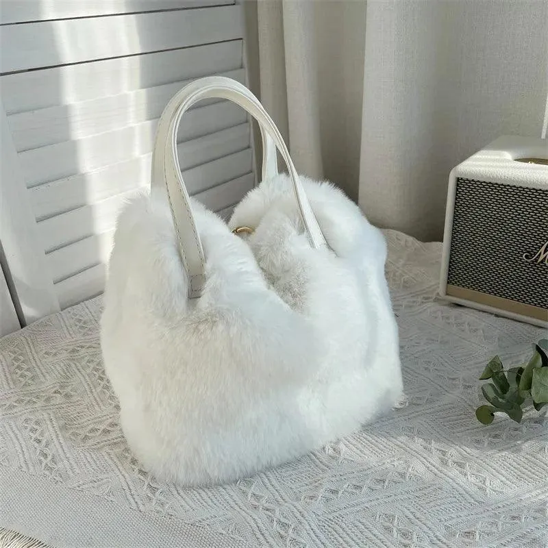 Soft Faux Rabbit Women's Bag