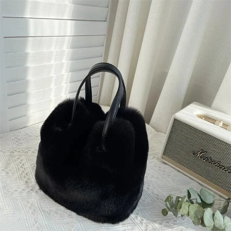 Soft Faux Rabbit Women's Bag