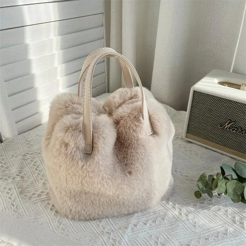 Soft Faux Rabbit Women's Bag