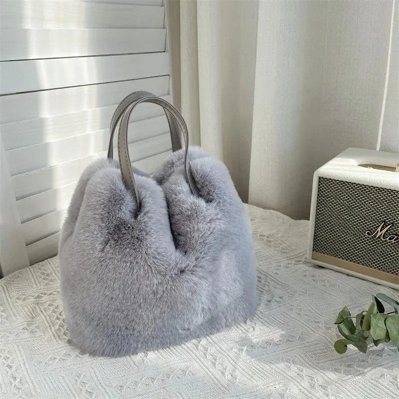 Soft Faux Rabbit Women's Bag