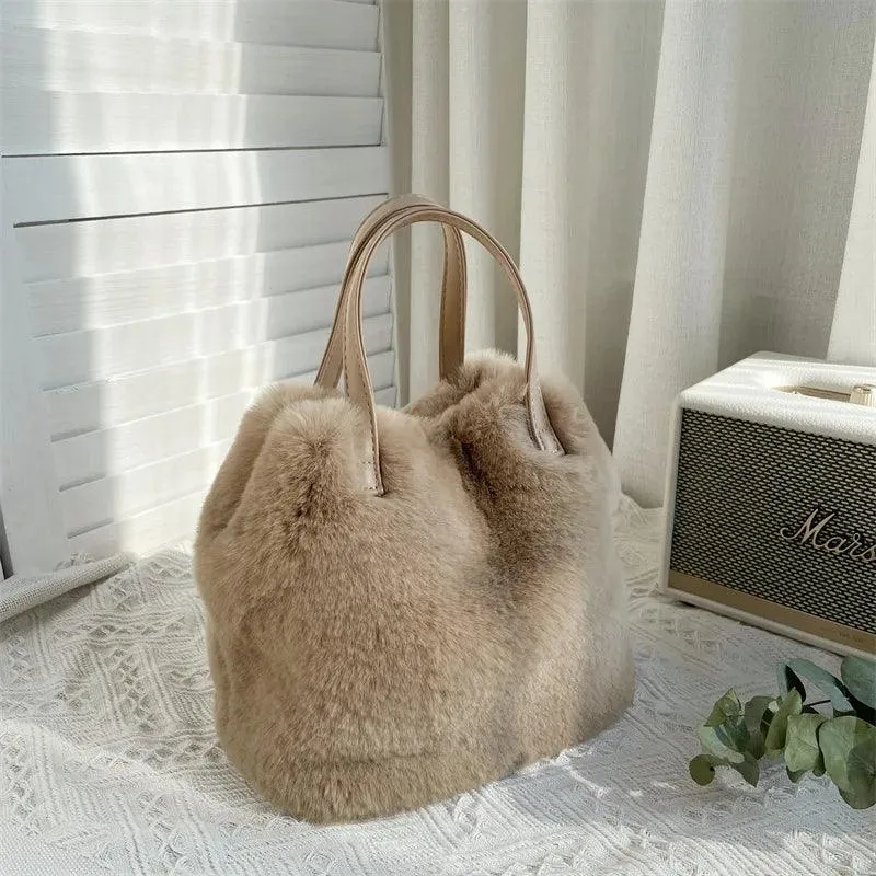 Soft Faux Rabbit Women's Bag