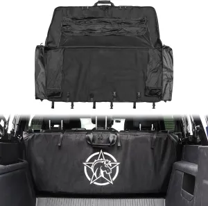 Soft Top Window Storage Bag Compatible with for 2021-2024 Ford Bronco 4 Door 2022 2023 Plush Multi-Layer Protection Bag Waterproof Scratch Resistant Bending