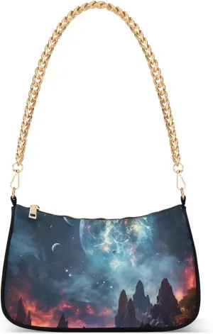 Space Wonders Crossbody Bags for Women Tote Bag Women's Shoulder Handbags Clutch Purses for Women