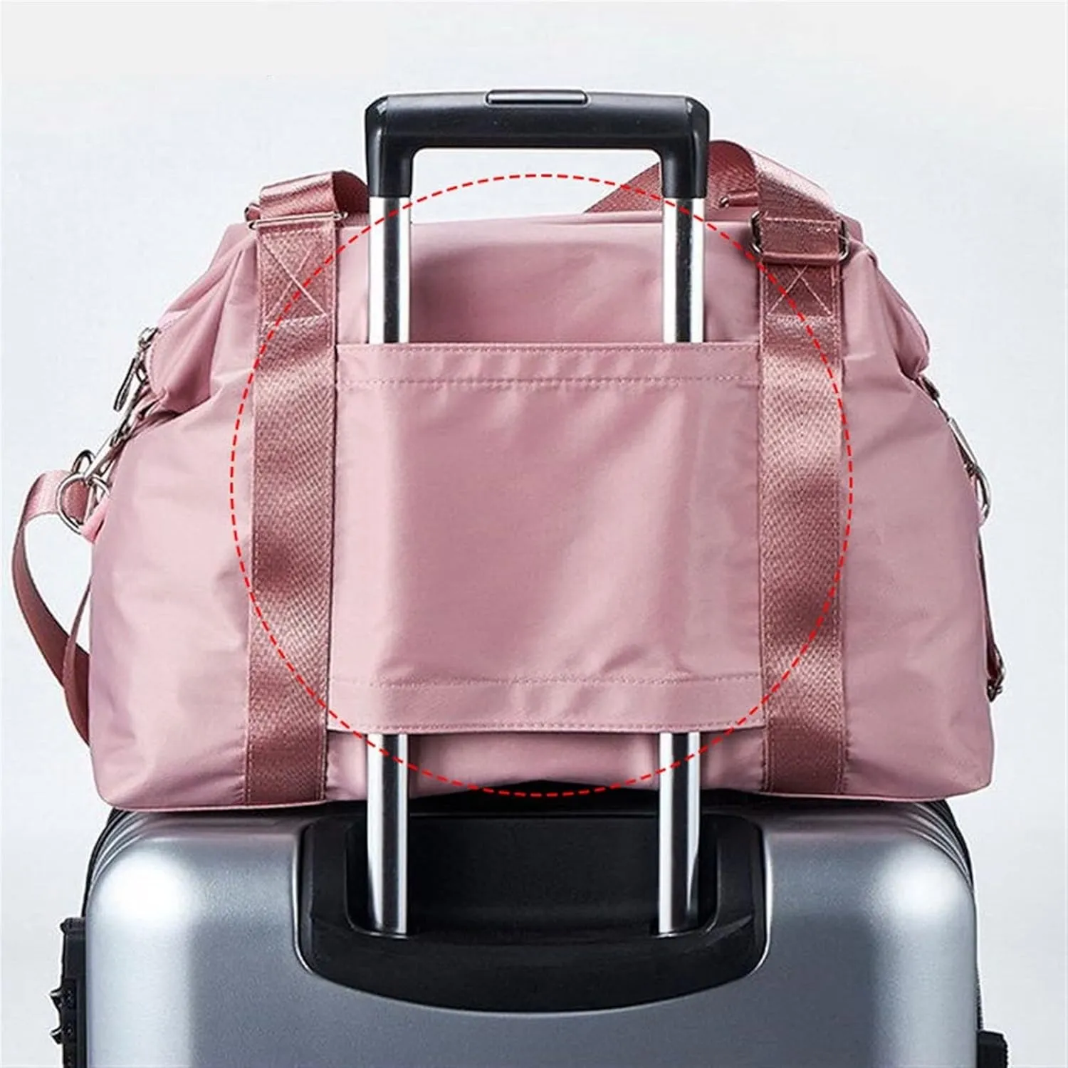 Sports Duffel Bags Travel Women Fitness Bag Gym Bags Dry And Wet Sports For Yoga Sport Bag Gymtas Woman Man Luggage(Pink)