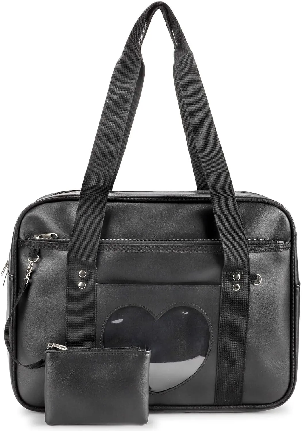 STEAMEDBUN Kawaii Ita Bag Japanese School Bag Cute Tote Bag Large Shoulder Anime Heart Purse
