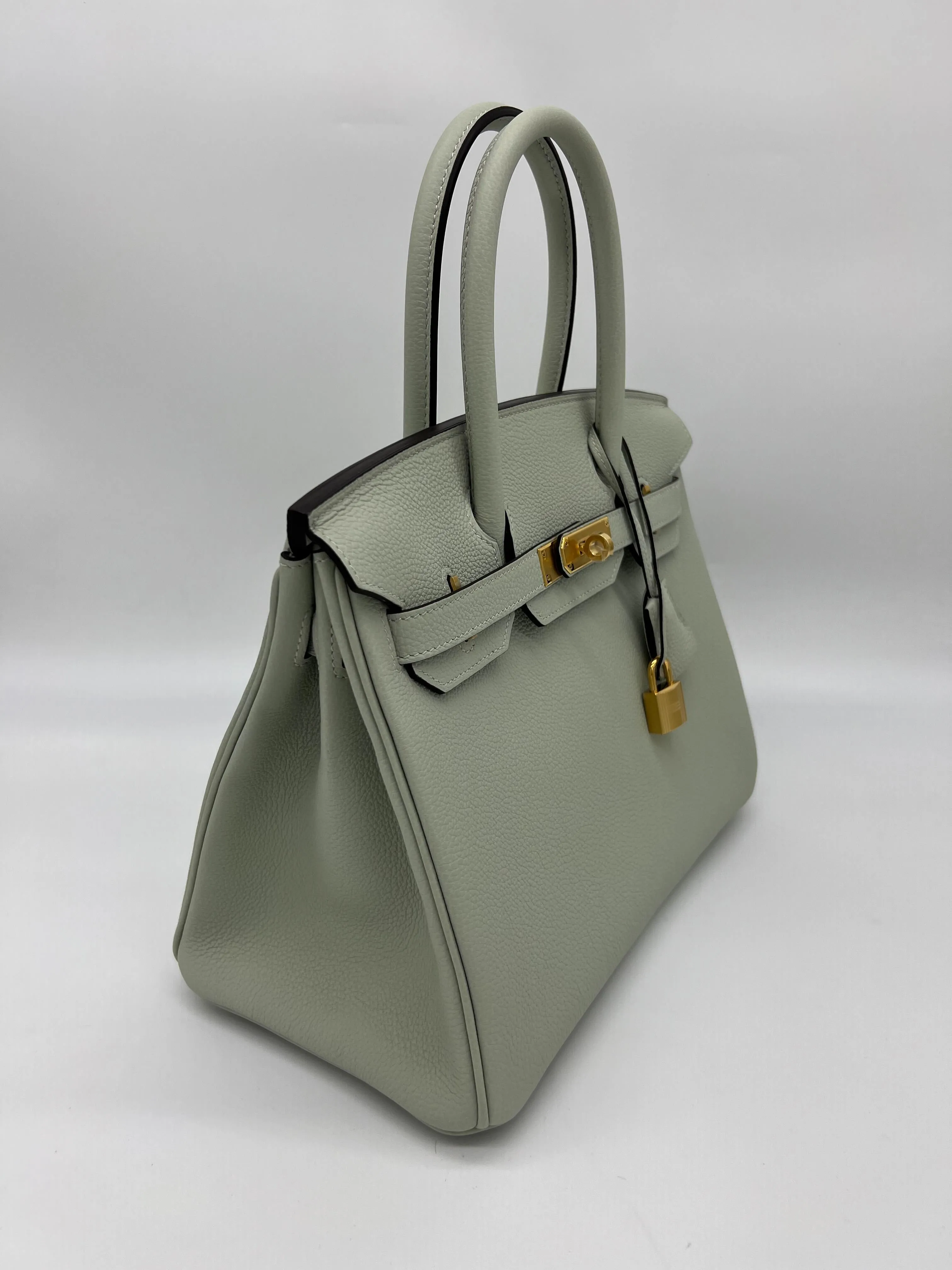 Streamlined Hardware Togo Large variety Neve 30 Gris Gold Birkin Hermes Veau