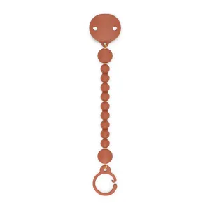 Suavinex Colour Essence Silicone Bobble Soother Clip - Brick Red