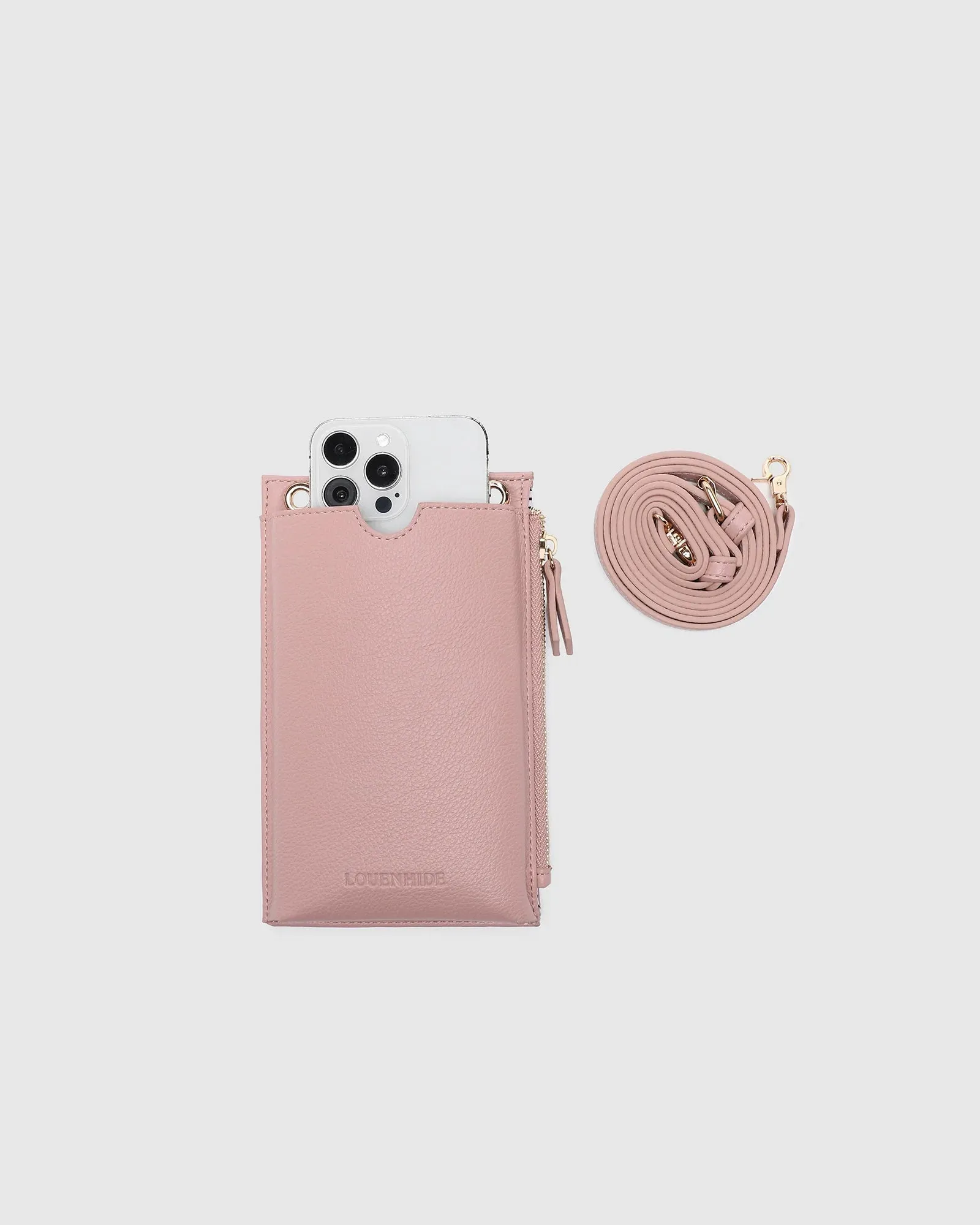 Suki Phone Bag in Dusty Pink