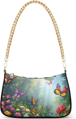 Sunshine Garden Crossbody Bags for Women Tote Bag Women's Shoulder Handbags Clutch Purses for Women