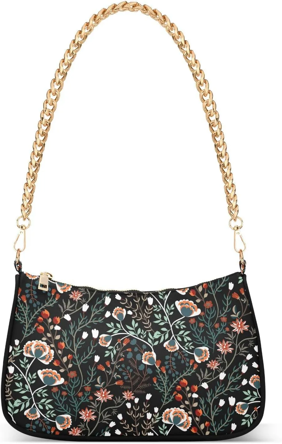 susiyo Shoulder Bag for Women Fabulous Flowers Herbs Small Shoulder Purse Bags Cute Hobo Tote Handbag Mini Clutch Purse