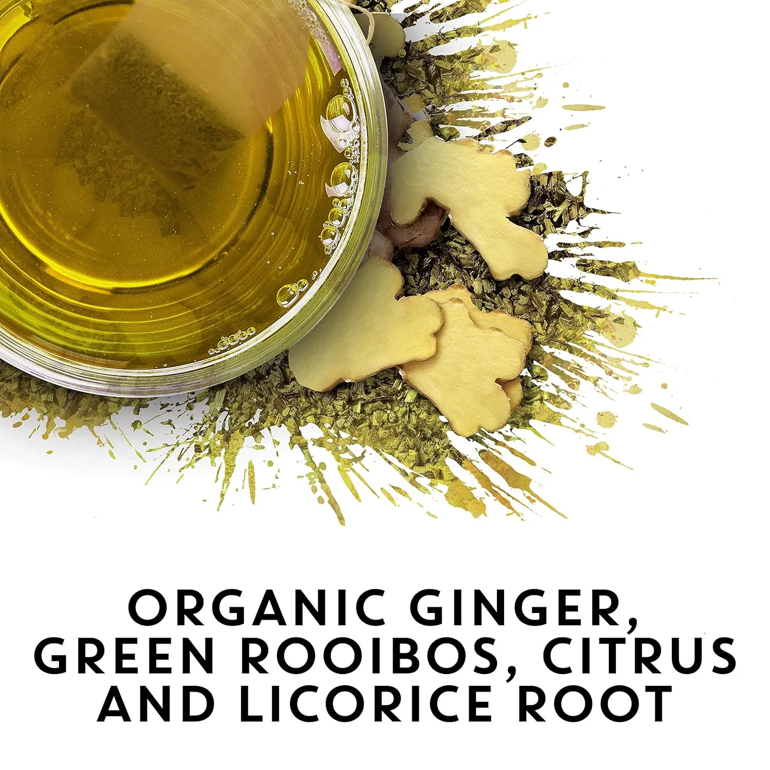 TAZO Organic Spicy Ginger Herbal Tea Bags, 20 Count(Pack of 6)