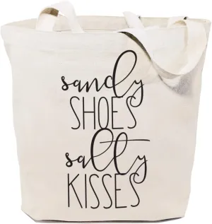 The Cotton & Canvas Co. Beach, Grocery, Farmers Market, Shopping and Travel Reusable Shoulder Tote and Handbag …